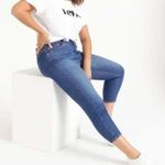 Levi's Levi’s Blue Denim High Rise Wedgie Skinny Jeans Curvy Button Fly Size 16 W Photo 0