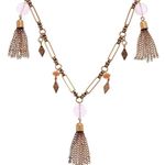 ALEX AND ANI Bohemian Rafaelian Rose Goldtone Necklace Photo 4