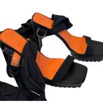 Dolls Kill SUGAR THRILLZ  Mesh Thigh High Platform Heels Sandals Size 8 NEW Photo 7