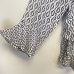 Habitat  Clothes to Live In Geometric Button Down Top Photo 7