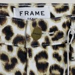 frame denim Frame Ali Leopard High Rise Cigarette Jeans Skinny Crop Animal Print 28 New/Flaw Photo 6