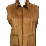 Designer Originals  Suede Vest Size Large Photo 0