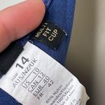 NIP TUCK SWIM One Piece Swimsuit Blue White Stripe sz US 10 Photo 7