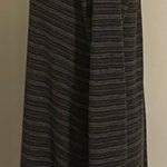 Francesca's Gray & Black Striped Long Sleeve Dress Photo 2