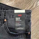 Levi's  premium 501 black/ Gray Straight women’s Jeans Photo 6