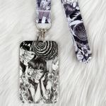 Tomie Junji Ito lanyard with Id/ card holder Black Photo 1
