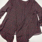 Massini  NWT Women’s Plus Size 3XL Heart Split Back Blouse Photo 5