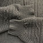 Alo Yoga Cable Knit Shawl Black One Size Photo 10