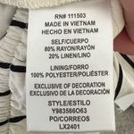 Luxology  Black and Cream Striped Jumpsuit Photo 5