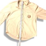 PINK - Victoria's Secret Victoria Secret PINK Polar Fleece Jogger Pajama Set Cream Sz Medium Embroidered Photo 5