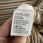 American Eagle‎ Womens Tan Green Soft & Sexy Striped Casual V Photo 6