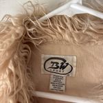 BW Sport Vintage Y2k M Penny Lane Corduroy Jacket Faux Fur Trim Button Up Retro Tan Size M Photo 3