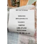 Label of Love Women's Tropical Vacation Resort Beach Print Drawstring Romper S Orange Photo 3