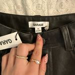 Garage Black Leather Pants Photo 2