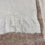 Aerie Knit Sweater with Lace Trim Photo 2