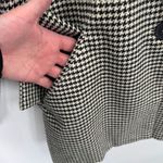 Dress Forum  Los Angeles Blazer Jacket Womens L White‎ Black Cotton Blend Plaid Photo 4