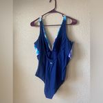 Heat seaside chic missy cross over one piece swimsuit Blue Size XL Photo 2