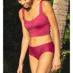 ANDIE  Plum Purple The Siren Swim Tank in Plum Size L NWT Photo 2