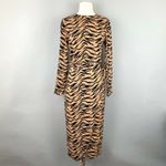 Reformation  Maurita Dress in Raja Tiger Print Size 2 Photo 4