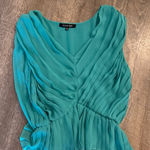 Strut & Bolt  Pleated Green Blouse Photo 0