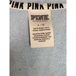 PINK - Victoria's Secret  Zip Up Hoodie Light Blue And White Womens large Photo 3