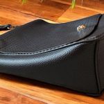 Disney  Mickey Icon Black Faux Leather Crossbody Bag – Adjustable Strap Photo 3