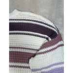 Aeropostale  Sweater Womens S  Multicolor  Striped Casual Preppy Open Knit Top Photo 13