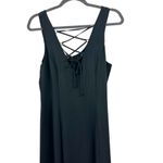 LNA  CLOTHING Black Sleeveless Lace Up Midi Maxi Dress NWT Small‎ S LBD Photo 1
