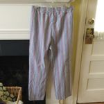 Vintage Southern Lady Capris High Rise Striped Blue Tan Reg White Size undefined Photo 4