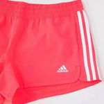 Adidas  Women's 3-Stripes Pacer Woven Shorts Training Size XL Pink/White Photo 1