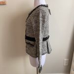 White House | Black Market WHBM Tweed Boucle Zip Up Sweater Jacket Photo 2