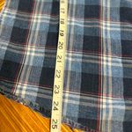 Earl Jeans Blue Plaid Button Down Shirt Size XL Photo 3