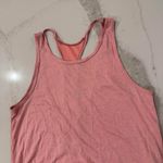 Nike DriFit Athletic TankTop Womens Medium Coral Pink CutOutBack Workout Running Photo 2