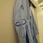 Chic Light Blue Long Sleeve Dress Size L Photo 9