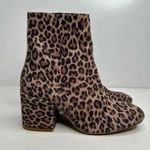 Free People  Nicola Leopard Heeled Boots Size 38 Photo 3