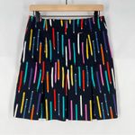 Anthropologie Elevenses Archival Collection No. 2 Pencil Skirt Novelty Print Photo 4