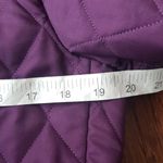 Burberry Purple Quilted Jacket Size Medium Photo 4