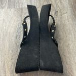 G by Guess Guess Black Studded Platform Sandals Size 7.5-8 Photo 6