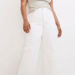 Madewell curvy superwide-leg jean tile white no688 women size 32 Photo 0