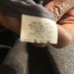 36.5  Striped Sleeve Panel Double Breasted Coat S Peacoat Trench Winter Rocker Photo 10