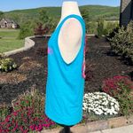 Oversized Boutique Beachy Blue Tank Top Photo 4