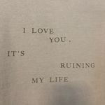 Taylor Swift  the tortured poets department i love you crewneck sweatshirt medium Photo 8