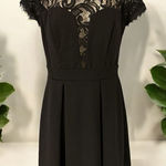 B Darlin B. Darlin Black Cocktail Dress Size 5/6 Short Sleeve Photo 0