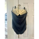 MiracleSuit NWT Miracle Suit Silver & Grey Metallic Strapless One Piece Swimsuit Photo 1