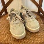 Geox D Leelu grey suede ribbon lace up sneaker size 6 Gray Photo 5