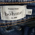 Bohme Premium Denim Women’s High Waisted Retro Acid Wash Distressed Skinny Jean Photo 4