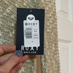 Roxy Oatmeal Lightweight Vneck Sweater Funny Bone hooded Sweater Photo 3
