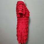 Cha Cha Patchington red tiered ruffle  mini dress size small Photo 1