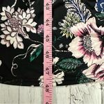 AFRM X NORDSTROM Delilah Dark Floral Cut Out Back Midi Dress Size XS Black Photo 8