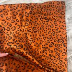 Farm Rio Anthropologie Satin Midi Skirt Leopard Print Size XS Photo 6